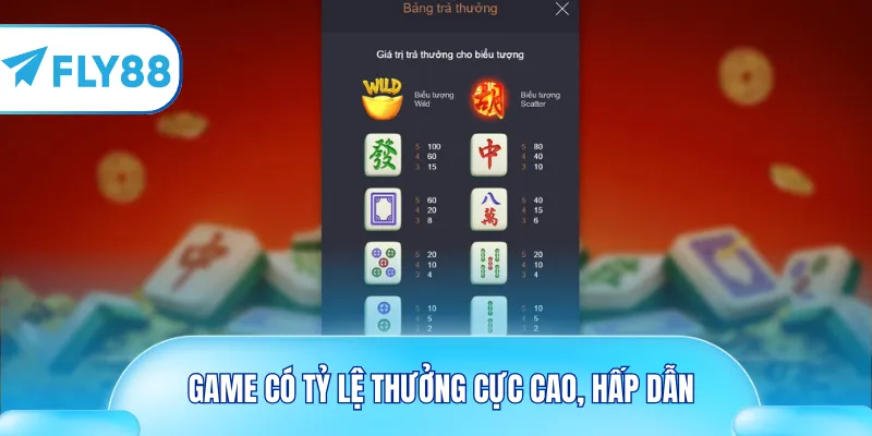 Game có tỷ lệ thưởng cực cao, hấp dẫn