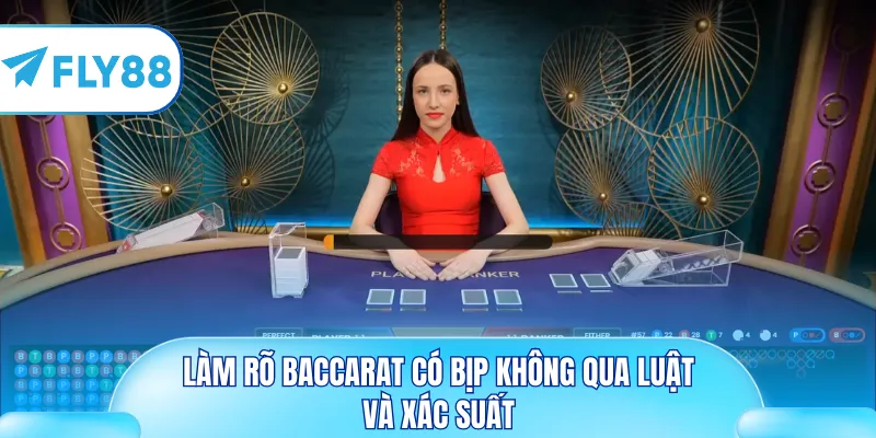 Làm rõ baccarat có bịp không qua luật và xác suất